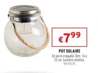 Trafic Pot Solaire offre
