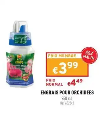 Trafic Engrais Pour Orchidees offre