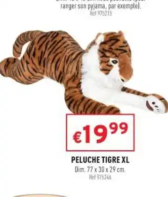Trafic Peluche Tigre XL offre