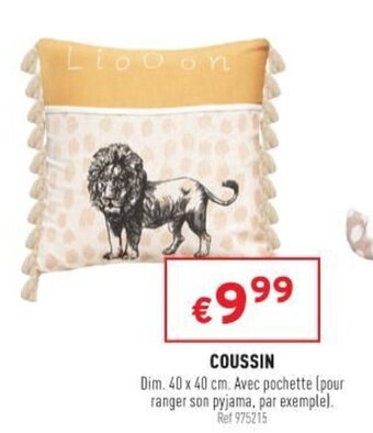 Trafic Coussin offre