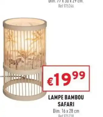 Trafic Lampe Bambou offre