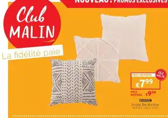 Trafic Coussin offre