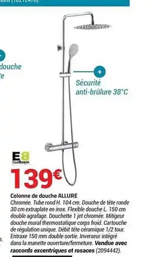 Bricorama Colonne De Douche Allure offre