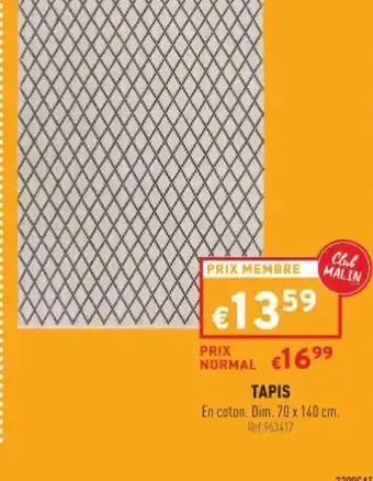 Trafic Tapis offre