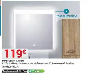 Bricorama Miroir Led Premium offre