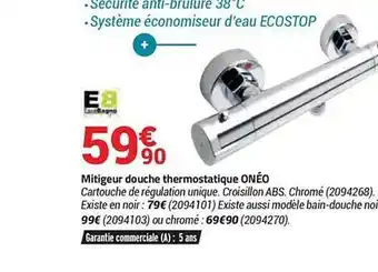 Bricorama Mitigeur Douche Thermostatique Onéo offre