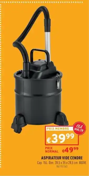 Trafic Aspirateur Vide Cendre offre