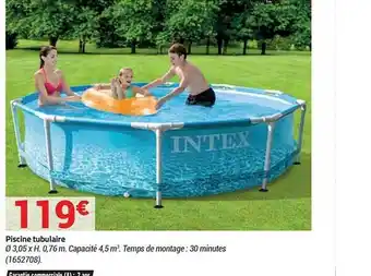 Bricorama Piscine Tubulaire offre