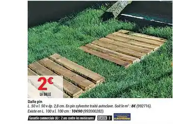 Bricorama Dalle Pin offre