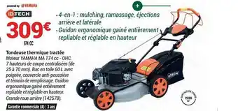 Bricorama Tondeuse Thermique Tractée Idtech offre