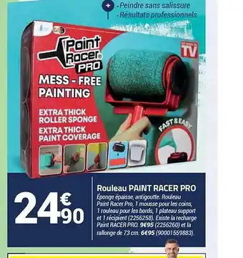 Rouleau Paint Racer Pro