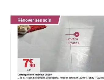 Bricorama Carrelage De Sol Intérieur Ubeda offre