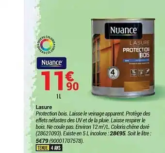 Bricorama Lasure Nuance offre