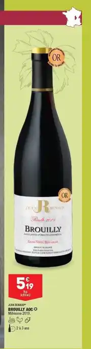 ALDI Jean Renaud Brouilly Aoc Millésime 2019 offre
