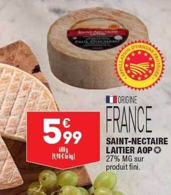 ALDI Saint-nectaire Laitier Aop offre