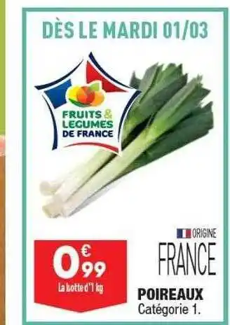 ALDI Poireaux offre