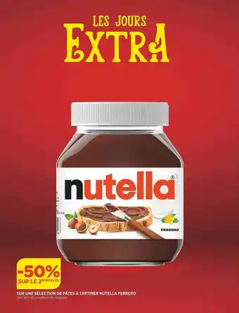 Bi1 Pâtes à Tartiner Nutella Ferrero offre