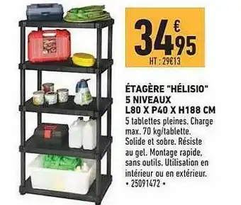 Brico Cash étagère offre
