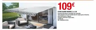 Brico Dépôt Store Banne Manuel 3 X 2 M offre