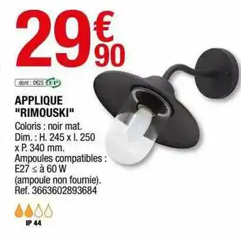 Brico Dépôt Applique offre