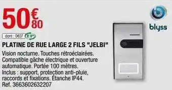 Brico Dépôt Plaine De Rue Large 2 Fils offre