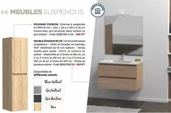 Bricomarché Meuble évasion 80 Cm offre