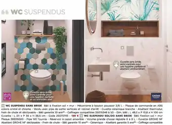 Wc Suspendu Sans Bride, Wc Suspendu Solido Sans Bride
