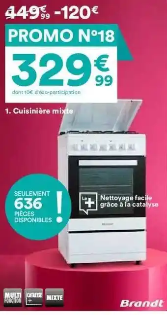 CuisiniĂšre Mixte Brandt