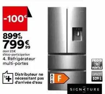 BUT Réfrigérateur Multi-portes Signature offre