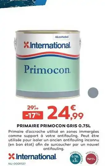 Primaire Primocon Gris 0.75l International
