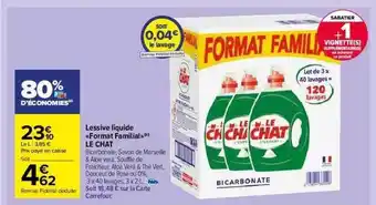 Carrefour Market Lessive Liquide offre