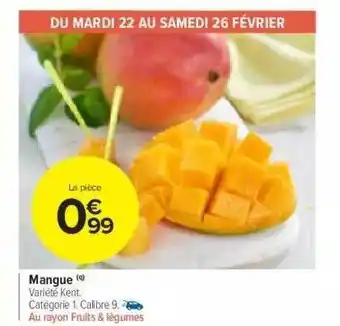 Carrefour Market Mangue Kent offre
