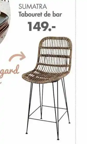 Casa Sumatra Tabouret De Bar offre