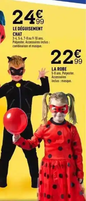 Centrakor Le Déguisement Chat, La Robe offre