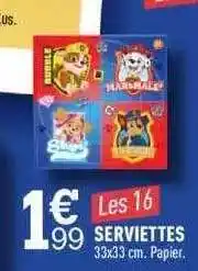 Centrakor Serviettes offre