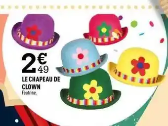 Centrakor Le Chapeau De Clown offre