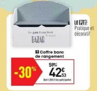 Coffre Banc De Rangement