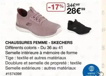 Costco Chaussures Femme - Skechers offre
