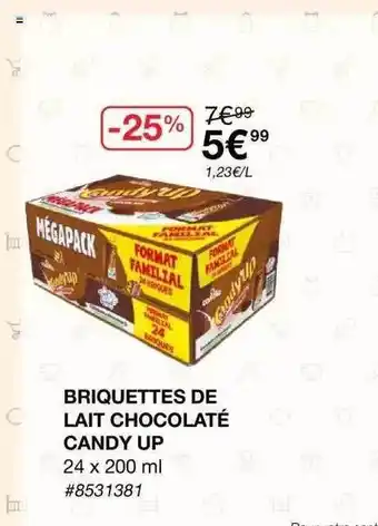 Costco Briquettes De Lait Chocolaté Candy Up offre