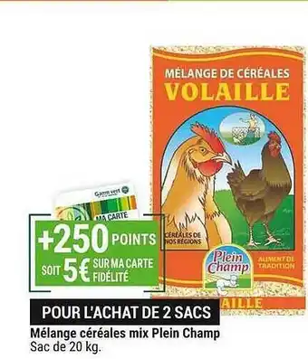 Gamm vert Mélange Céréales Mix Plein Champ offre