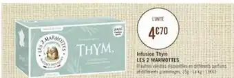 Infusion Thym Les 2 Marmottes