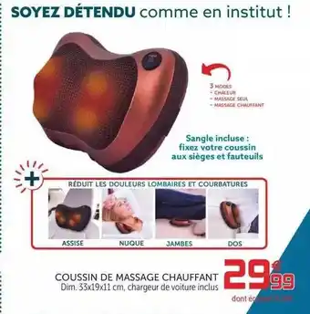 Coussin De Massage Chauffant