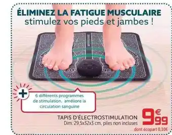 Gifi Tapis D'électrostimulation offre