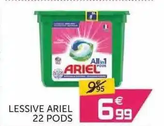 Gifi Lessive Ariel 22 Pods offre