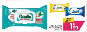 Gifi Carolin 80 Lingettes Nettoyantes offre