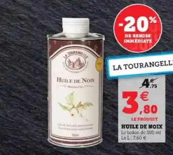 Hyper U Huile De Noix offre