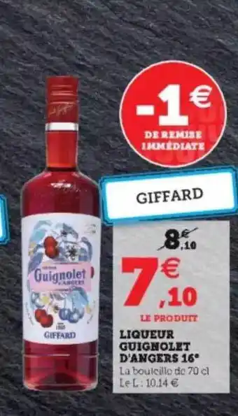 Liqueur Guignolet D'angers 16°