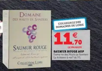 Hyper U Saumur Rouge Aop offre