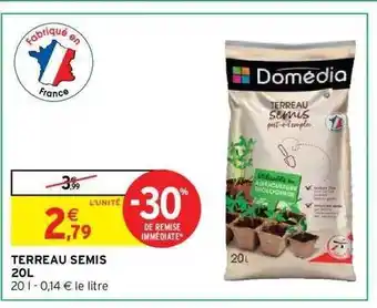 Intermarché Terreau Semis 20 L offre