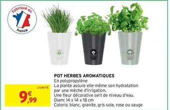 Intermarché Pot Herbes Aromatiques offre